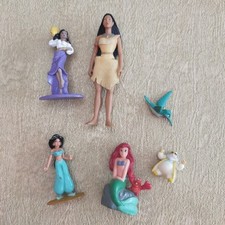 Lot DISNEY figurines VINTAGE Aladdin Ariel Pocahontas sultan Jasmine