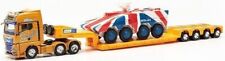 HERPA - Camion avec remorque surbaissée 4 essieux SPEDITION STEINLE + GTK Box...