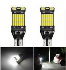 2 Ampoules T15 a 45 LED W16W smd lampe en Blanc 6000K pour Feux de recul Canbus