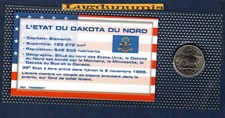 Etats Unis Quarter Dollar 2006 D North Dakota série des Etats SPL FDC Sous Scell