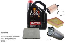FEBI BILSTEIN Inspection set 5 L Motul 8100 + X-propre 5W30 pour VW Polo 9N_ 1.4