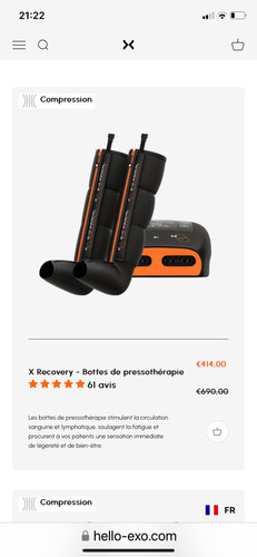 Appareil pressotherapie - appareil,