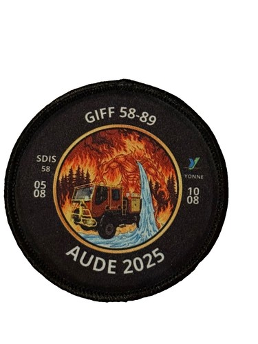 écusson pompier aude 2025 - écusson,