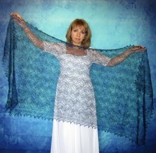 Tricoté Duvet De Chèvre Écharpe D'orenbourg Châle Echarpe En Corde Étole Fait À