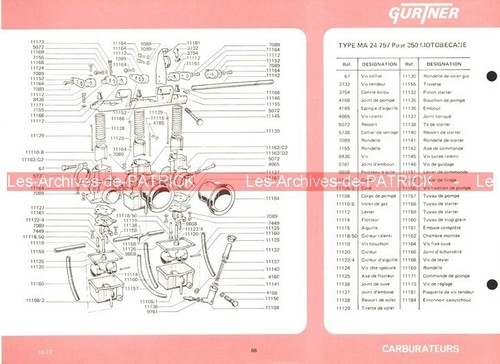 Motobecane 350 757 fiche - 350, ma