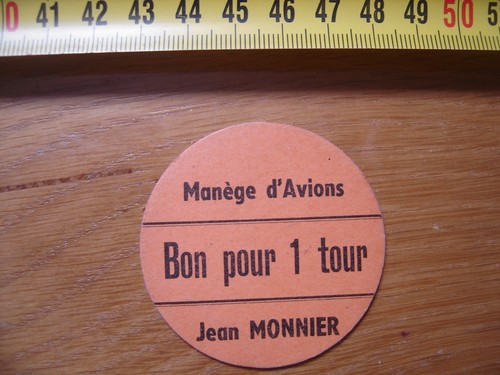 Jeton carton billet ticket - carton,