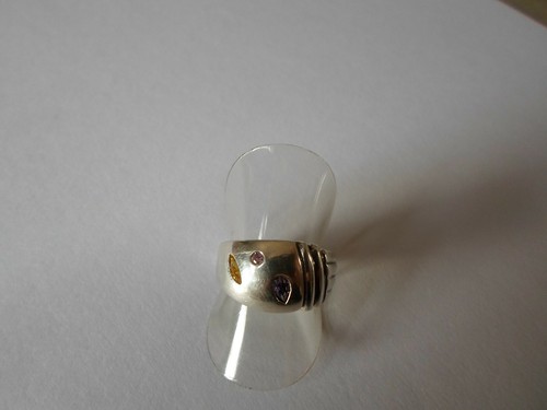 Bague argent massif dôme - bague, en