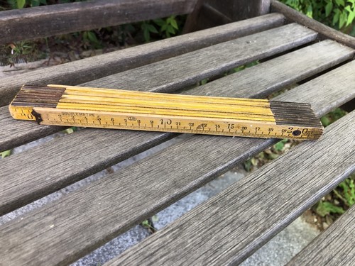 Ancien double metre - metre, en