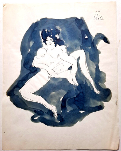 Anciens dessins lavis - et, 10