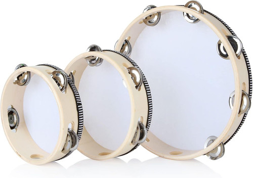 3pcs tambourin tambour à - tambour,