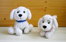 Lot de 2 peluches chiens 101