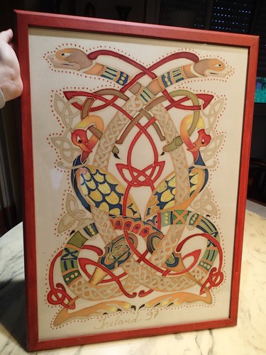 Irlande peinture sur - peinture, soie