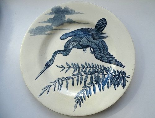 Assiette faience lunéville - faience,