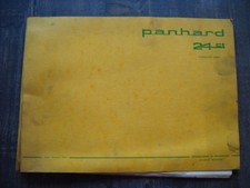 CATALOGUE REPARATIONS ET RECHANGES PANHARD 24 CT - 1965