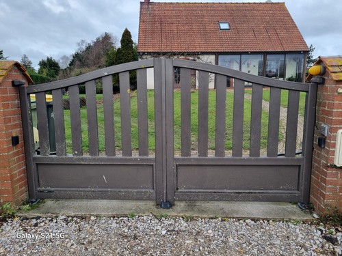 Portail aluminium battants - 2,