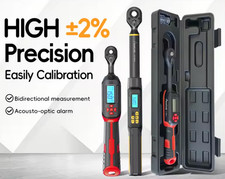 Clé Dynamométrique Numérique Set 1-20Nm 1,5-30Nm 3-60Nm 17-340Nm 1/4" 3/8" 1/2"