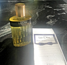 Rare parfum Le Dix Balenciaga 100ml flacon Eau De Toilette vintage