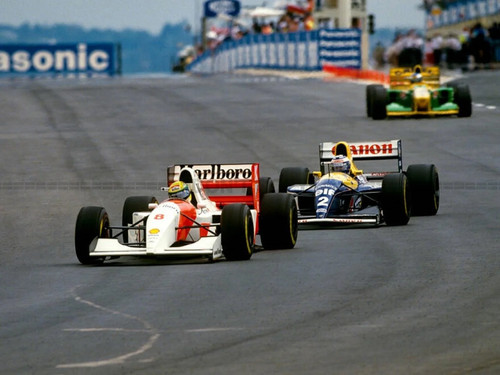 Photo ayrton senna - senna, alain