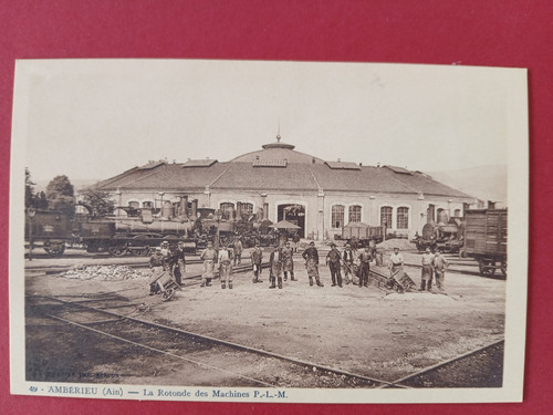 Carte postale amberieu rotonde - postale,