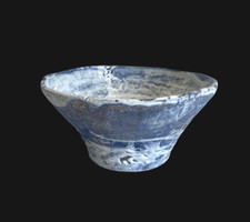 PLAT TERRE CUITE BLEUE LACTEE