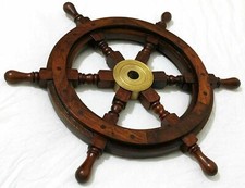 Volant bateau nautique en bois