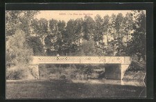 CPA Hèry, Le Pont des Baudières 1920 