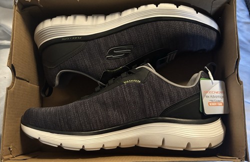 Skechers black arlus - black, mens