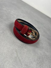 Ceinture cuir noir daim