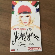 MICKY GREEN - HONKY TONK - RARE PLV 14 X 25 CM !!!!!!!!!!!!