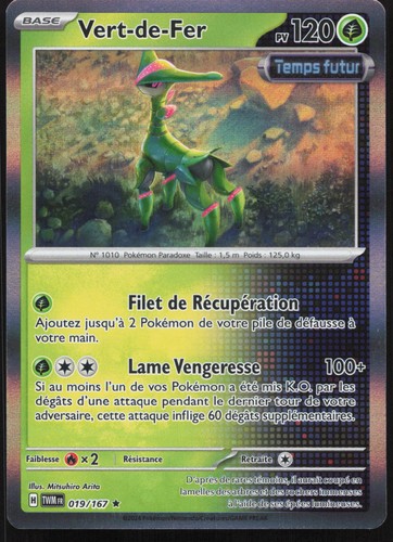 Carte pokémon vert fer - carte, vert-de-fer