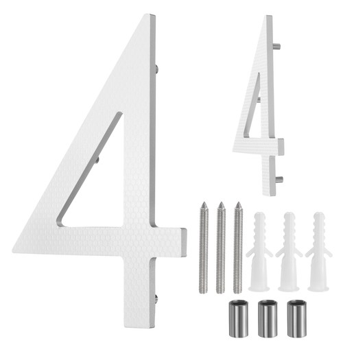 Plaque maison alu - , 8"