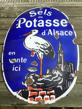 Authentique Plaque émaillée
