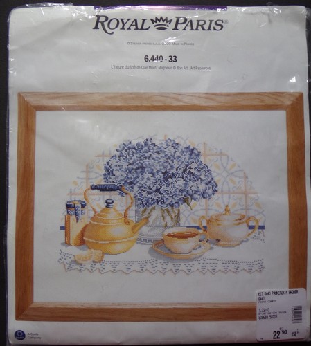 Kit broderie point compté - point,