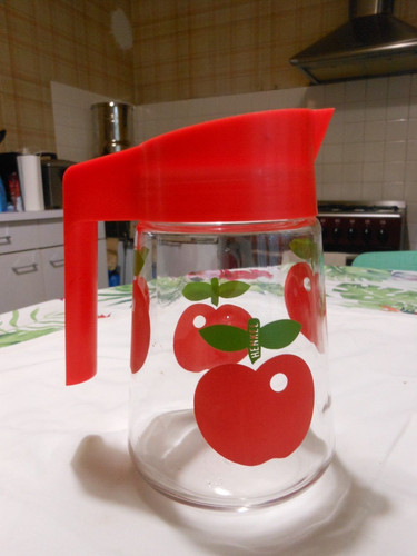 Pichet verre vintage henkel - pichet,
