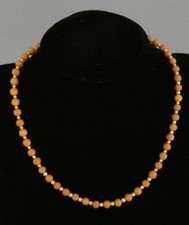 Collier perles et corail avec