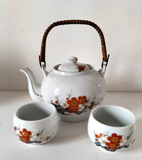 Théière porcelaine anse