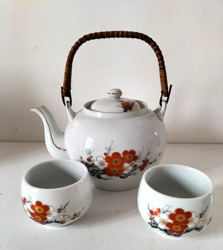Théière porcelaine anse