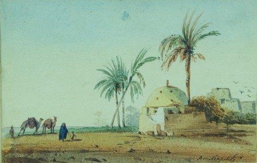 Tableau ancien orientaliste - tableau,