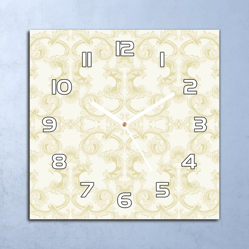 Horloge murale design verre - horloge,