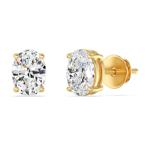 Boucles oreilles ovales - boucles, d'oreilles