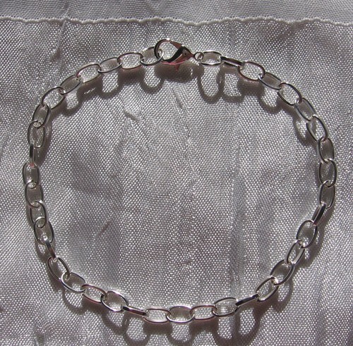 Bracelet chaine 19cm metal - bracelet,
