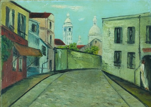 Ancien charmant tableau - , vue