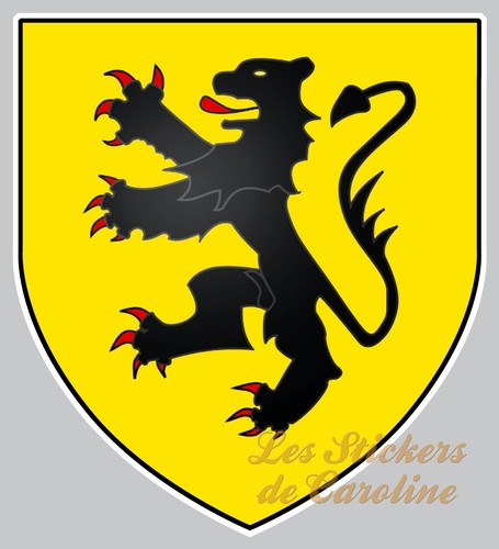 Sticker blason region - blason, nord