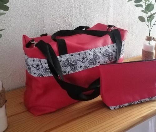 Sac voyage simili - voyage, cuir