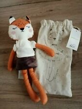 DOUDOU POUPEE RENARD RENARDE VERTBAUDET CHIEN ORANGE BLANC MARRON NEUF 
