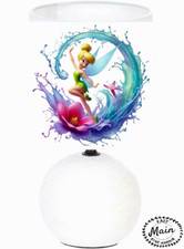 Lampe de chevet Céramique. Princesse Fée Clochette