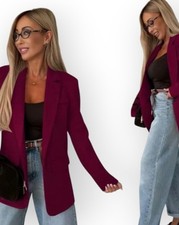 Veste blazer daim avec