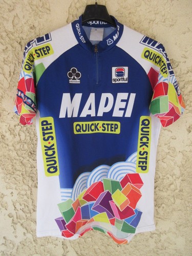 Maillot cycliste mapei - cycliste,