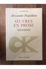 Oeuvres en prose, drames, romans, nouvelles Alexandre Pouchkine 