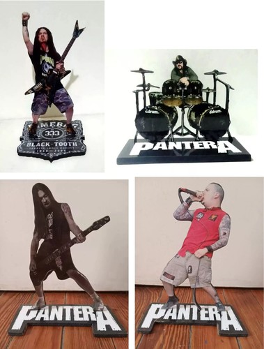 Pantera figurines bois - figurines, en